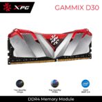 Adata XPG Gammix D30 16GB DDR4 3000MHz Desktop Gaming RAM (Red) - Image 3