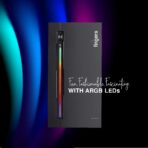 Fingers RGB-Flow C2 Micro ATX PC Cabinet with ARGB LEDs (Black) - Image 3