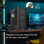 EVM Alpha 720 Gaming Cabinet (Black) - Image 3