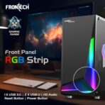 Frontech Dashing Gaming Cabinet with Tampered Glass Side Panel (FT4286) - Image 3
