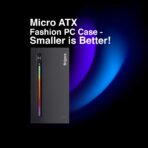 Fingers RGB-Flow C2 Micro ATX PC Cabinet with ARGB LEDs (Black) - Image 5