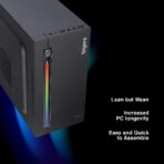 Fingers RGB-Flow C2 Micro ATX PC Cabinet with ARGB LEDs (Black) - Image 6