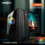 Frontech Tower Gaming Cabinet with Acrylic Side Panel (FT4362) - Image 3