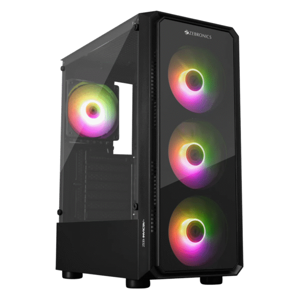 Zebronics Zeb-Invicta Pro Mid-Tower Premium Gaming Cabinet
