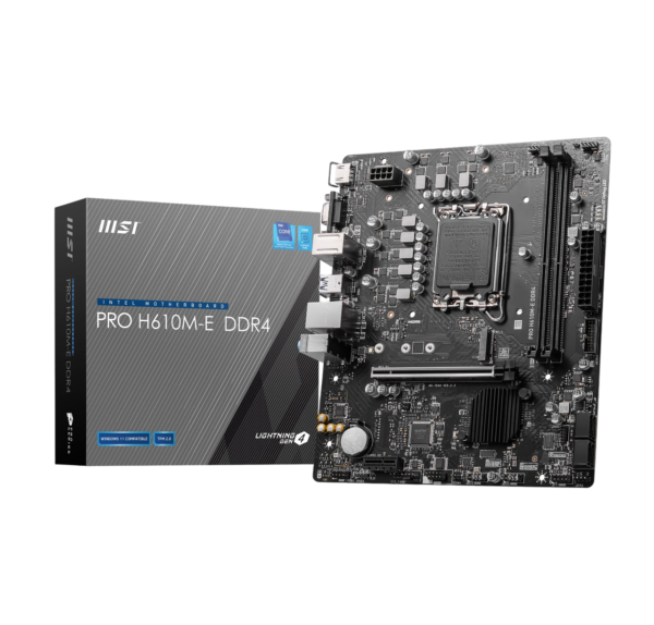 MSI Pro H610M-E DDR4 Motherboard (LGA1700)