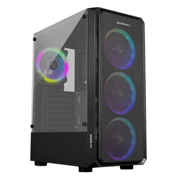 Zebronics Zeb-Invicta Mid-Tower Premium Gaming Cabinet