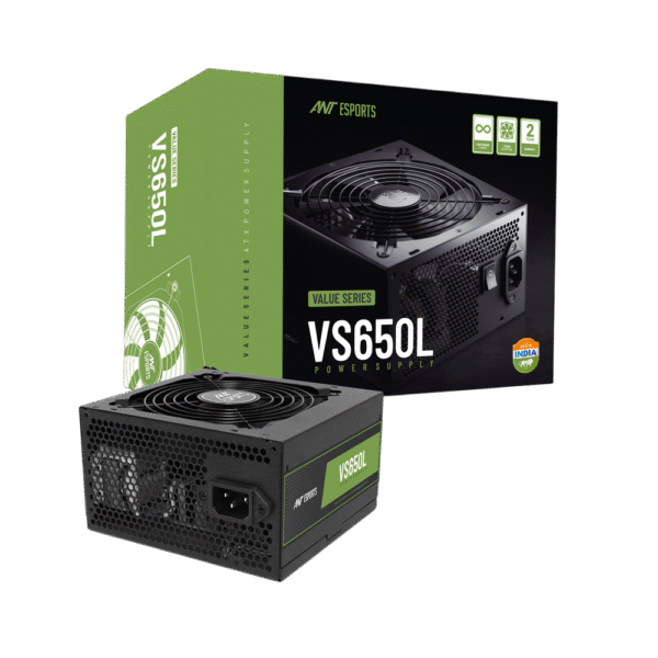 Ant Esports VS650L Desktop Power Supply (SMPS)
