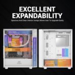 Ant Esports 250 Air Auto RGB ATX Mid Tower Cabinet (White) - Image 12