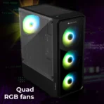 Zebronics Zeb-Invicta Pro Mid-Tower Premium Gaming Cabinet - Image 2
