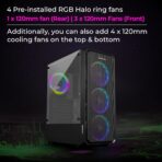 Zebronics Zeb-Invicta Mid-Tower Premium Gaming Cabinet - Image 2