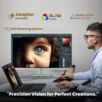 EVM Plasma S220 21.5(22) Inch 100Hz Full HD VA Monitor (Silver/White) - Image 4