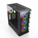 Ant Esports ICE-5000 RGB EATX Mid Tower Cabinet (Black) - Image 4