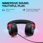 HyperX Cloud Mini Wired 3.5mm Stereo Gaming Headphone (Black/ Red) - Image 7