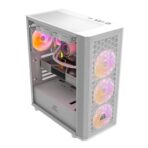 Ant Esports 250 Air Auto RGB ATX Mid Tower Cabinet (White) - Image 4