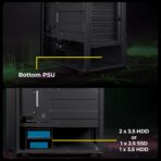 Zebronics Zeb-Invicta Mid-Tower Premium Gaming Cabinet - Image 6