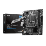MSI Pro B760M-E DDR4 Motherboard (LGA1700)