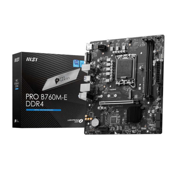 MSI Pro B760M-E DDR4 Motherboard