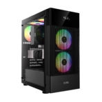 Gamdias Aura GC5 ARGB (ATX) Mid Tower Cabinet (Black)