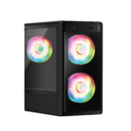Fingers 3D-Vision-G3 Micro-ATX PC Cabinet (Black)