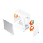 Fingers 3D-Vision-M2 Micro-ATX PC Cabinet (White) - Image 4