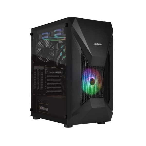 Gamdias Athena E1 Elite (ATX) Mid Tower Cabinet (Black)