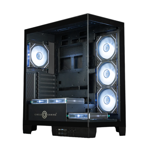 Circle Gaming Defender ZX7 BTF Mid-Tower Gaming Cabinet (Black)