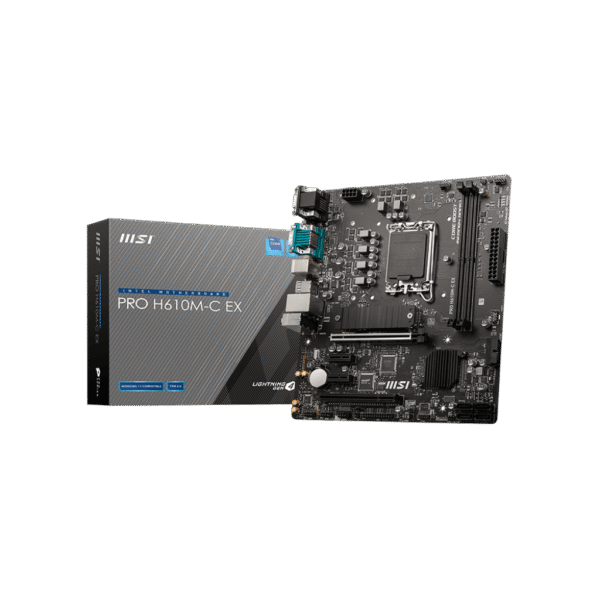 MSI PRO H610M-C EX DDR4 M-ATX Motherboard (LGA1700)