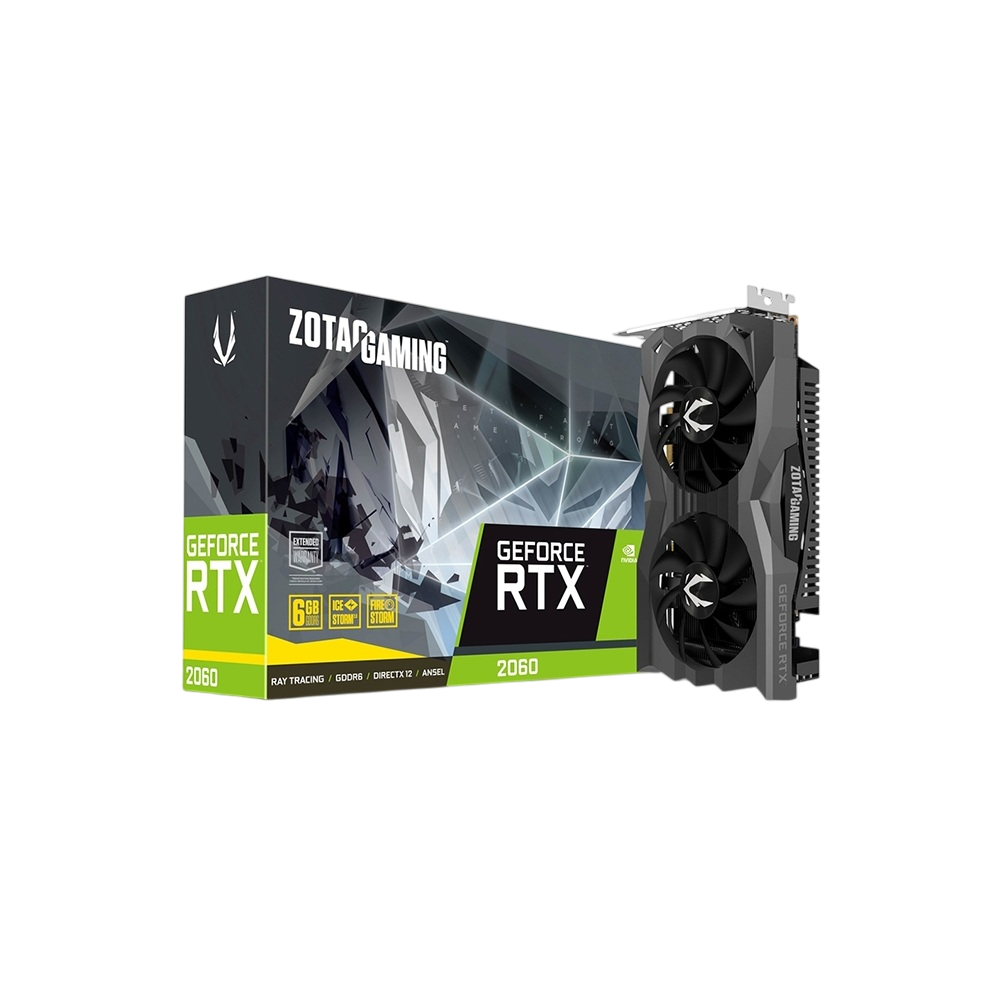 Zotac RTX 2060 Twin Fan 6GB DDR6 Graphics Card – SHRIRAJ TECHNOLOGY