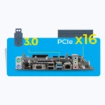 Zebronics Zeb-H81M2 Motherboard 1150 socket With NVME Port (LGA1150) - Image 3