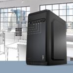 Fingers Turbo-Corp Micro ATX PC Cabinet with PSU/SMPS (Black) - Image 3