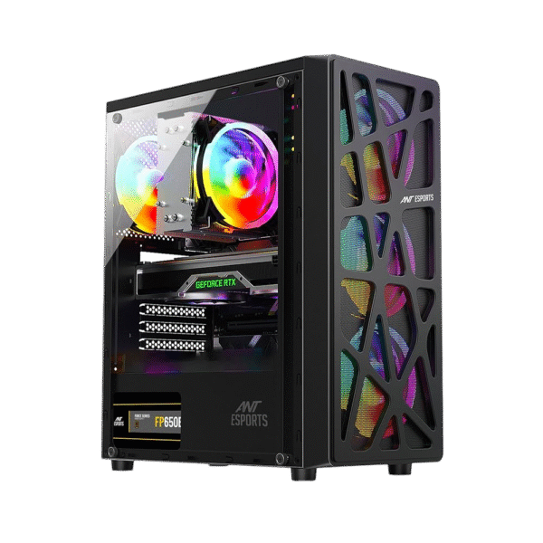 Ant Esports Elite 1100 Mid-Tower Gaming Case/Cabinet (Black)