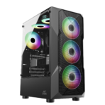 Ant Esports ICE-300 Mesh V2 ARGB ATX Cabinet (Black)