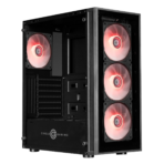 Circle Gaming Xtender X2 Glass ARGB Gaming PC Case/Cabinet (Black)