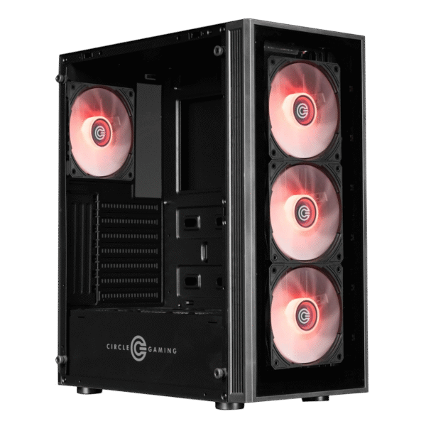 Circle Gaming Xtender X2 Glass ARGB Gaming PC Case/Cabinet (Black)