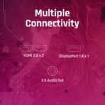 ViewSonic VX2428J 24 Inch IPS Panel Gaming Monitor - Image 9