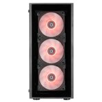 Circle Gaming Xtender X2 Glass ARGB Gaming PC Case/Cabinet (Black) - Image 2