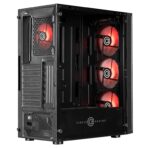 Circle Gaming Xtender X2 Glass ARGB Gaming PC Case/Cabinet (Black) - Image 4
