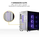 Circle Gaming Superlava Premium Gaming Cabinet (White) - Image 6