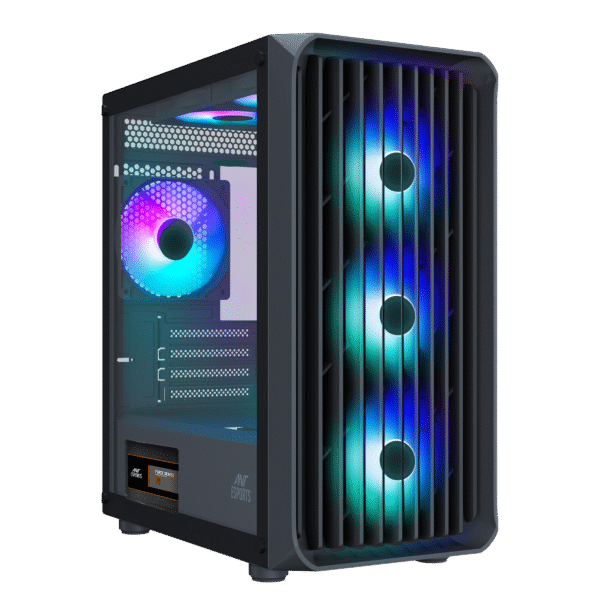 Ant Esports 205 Mini 6F ARGB (M-ATX) Mini Tower Cabinet (Black)