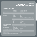 Ant Esports 200 Air Mini Mesh (M-ATX) Mini Tower Cabinet (White) - Image 8