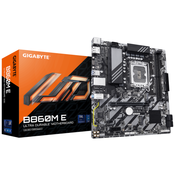 GIGABYTE B860M E LGA 1851 Micro ATX Motherboard