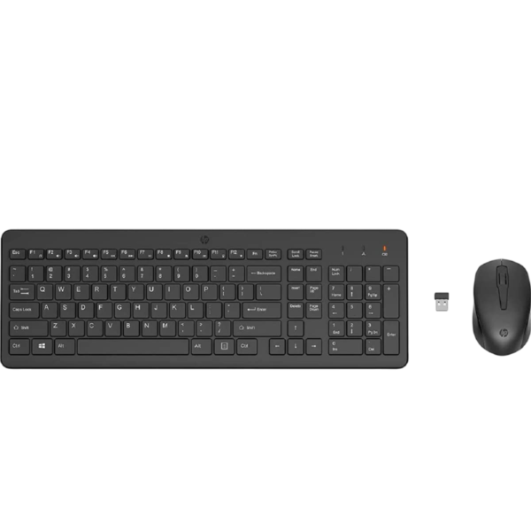HP 330 Wireless Keyboard and Mouse Black (Black)