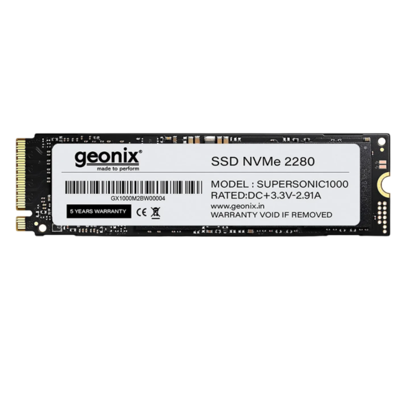 Geonix 128GB M.2 NVMe Gen 3x4 2280 SSD