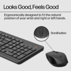 HP 330 Wireless Keyboard and Mouse Black (Black) - Image 3