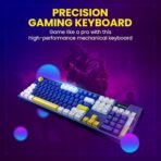Portronics K1 Mechanical Gaming Keyboard (Blue/White) - Image 5