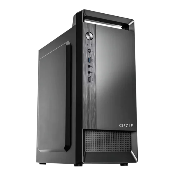 Circle Entice E2 3.0 with Power Supply M-ATX Cabinet