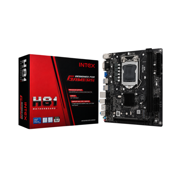 Intex H81 Motherboard with NVMe Slot (LGA1150)