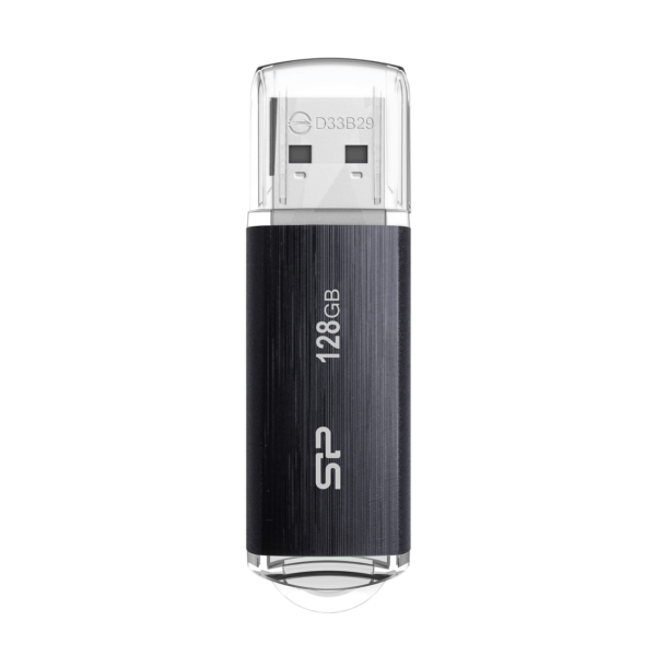 Silicon Power Blaze B02 128 GB USB 3.2 Flash Drive (Black)
