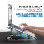 Ant Esports NC230 RGB Gaming Laptop/Notebook Cooling Pad (Black) - Image 4