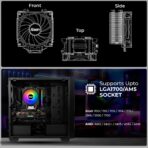 Foxin FCF 003 RGB CPU Cooling Fan - Image 6